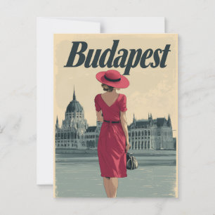 Carte Postale Mode vintage Budapest