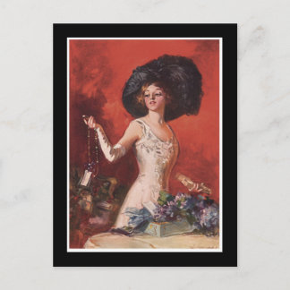 Carte Postale Mode vintage et antique, Casquette, Flapper