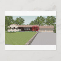 Modèle 3D : Maison de style Ranch :