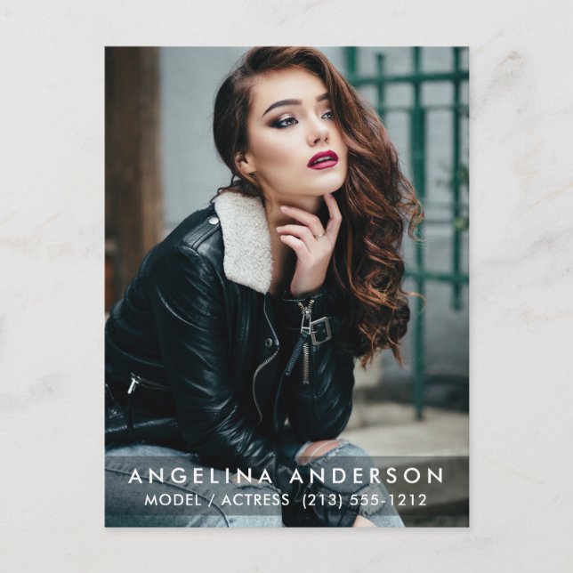 Carte postale Modèle Acteur moderne (Devant)