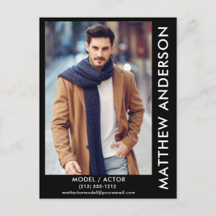 Carte Postale Modèle Actor Comp - Nom Côté