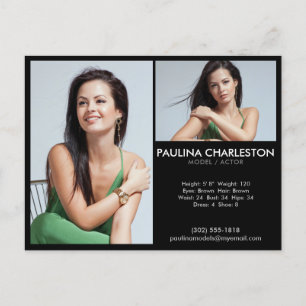 Carte Postale Modèle Actor Comp/Zed Card 2 Photo promotionnelle