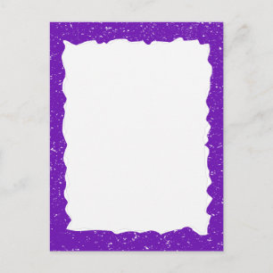 Carte Postale Modèle de bordure personnalisée en papier déchiré