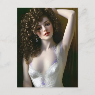 Carte Postale Modèle de lingerie