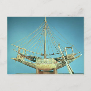 Carte Postale Modèle de l'un des bateaux du pharaon