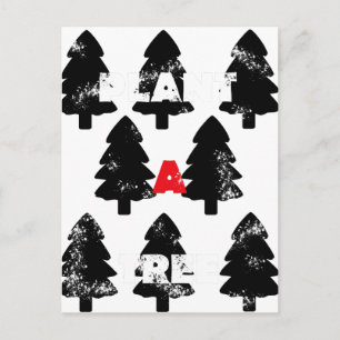 Carte Postale Modèle de plantation d'un arbre