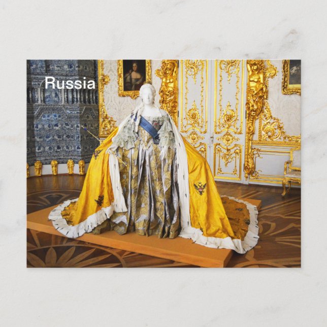 Carte Postale Modèle de reine russe (Devant)