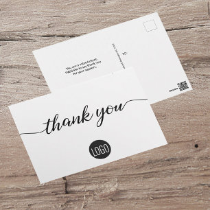 Carte Postale Modèle d'entreprise d'appréciation client personna