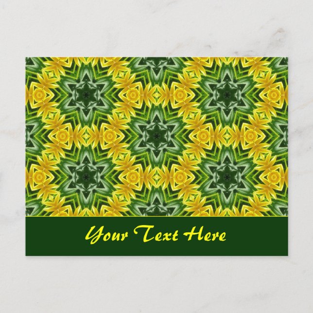 Carte Postale Modèle du gel d'été (Devant)