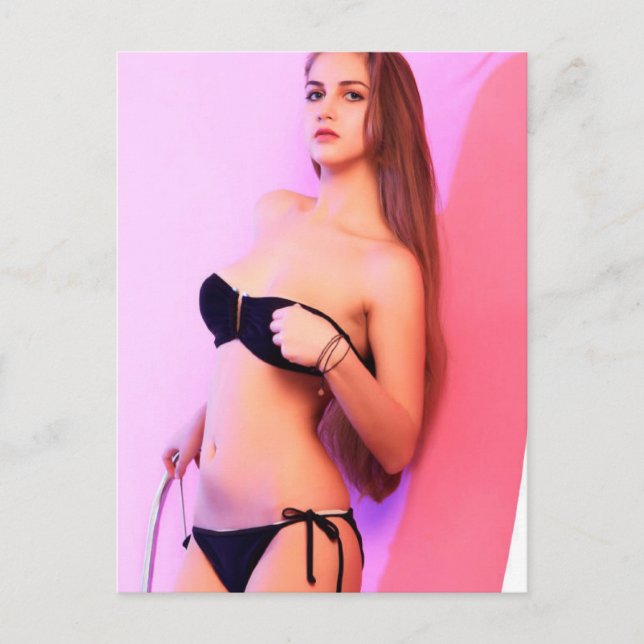 Carte Postale Modèle du mois de février (Devant)