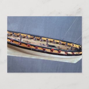 Carte Postale Modèle d'un navire pirate, c.1810