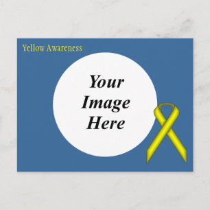 Carte Postale Modèle standard jaune par Kenneth Yoncich