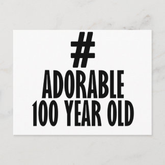 CARTE POSTALE MODÈLES D'ANNIVERSAIRE DE 100 ANS