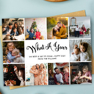 Carte Postale Modern What A Year Photo Collage