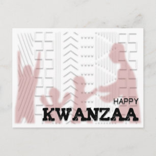 Carte Postale Moderne Happy Kwanzaa
