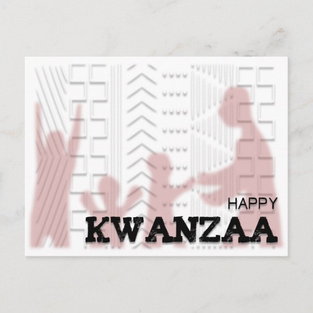 Carte Postale Moderne Happy Kwanzaa (Devant)