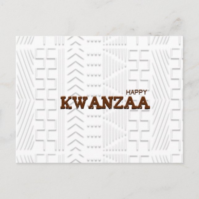 Carte Postale Moderne Happy Kwanzaa (Devant)