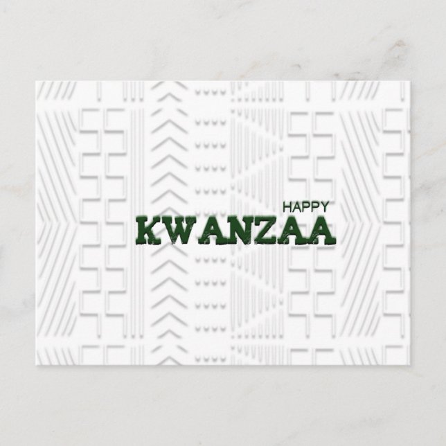 Carte Postale Moderne Happy Kwanzaa (Devant)