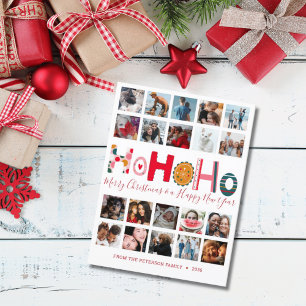 Carte Postale Moderne Ho Ho Ho 20 Photo Noël 