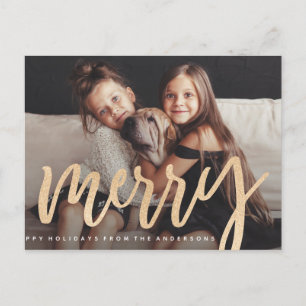 Carte postale moderne Merry Holiday