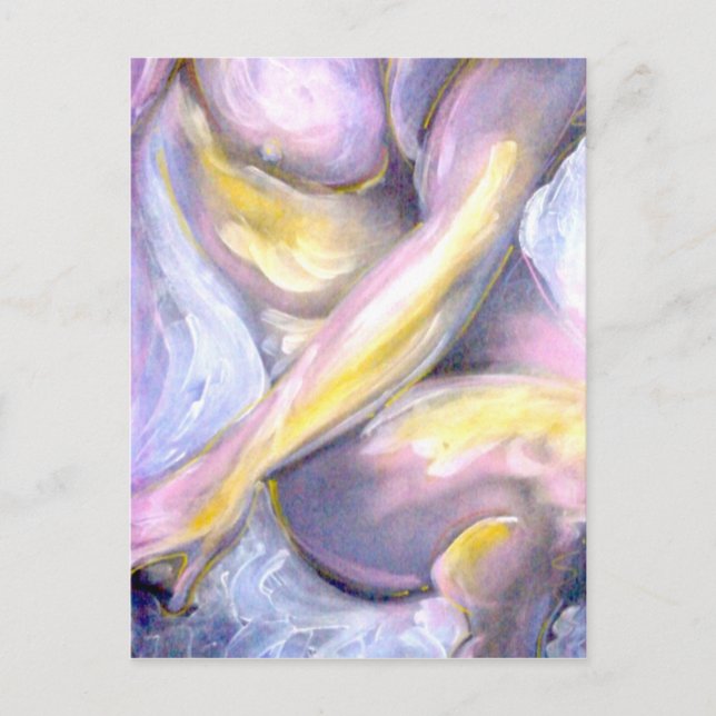 Carte postale moderne pour lui Art original Homme  (Devant)