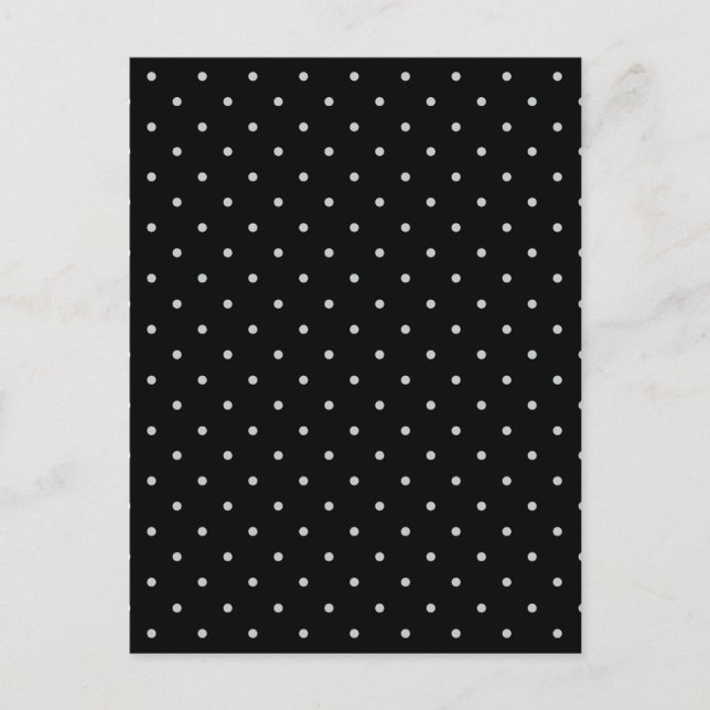 Carte Postale Modifier Pois gris N'importe quelle couleur Clique (Devant)