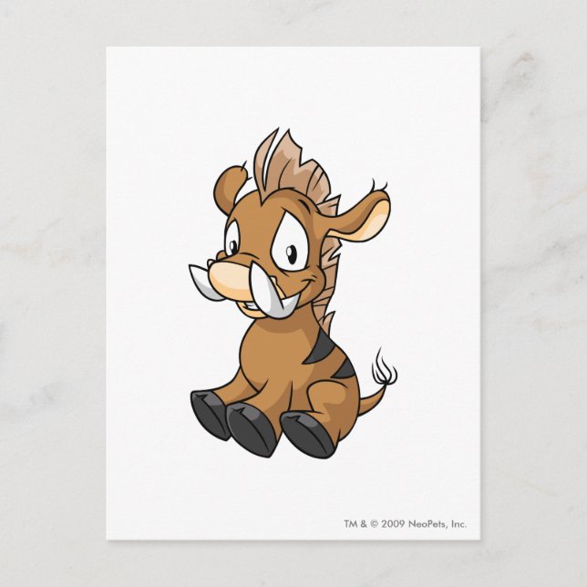 Carte Postale Moehog Brown (Devant)