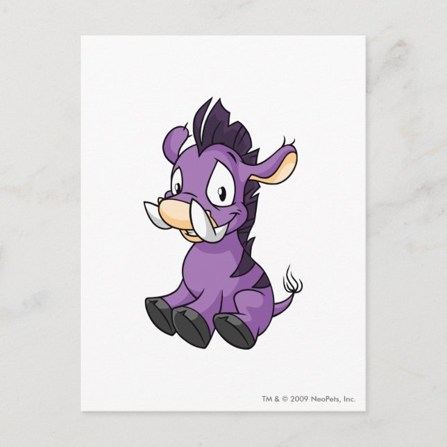 Carte Postale Moehog Purple (Devant)