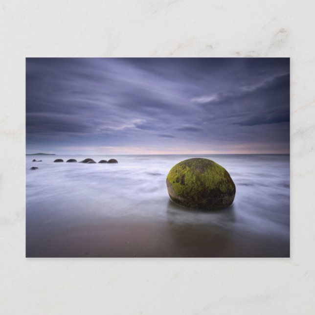 Carte Postale Moeraki Boulders Sunrise Seascape (Devant)