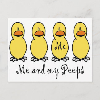 Carte Postale Moi et mes amis