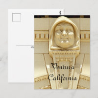 Carte postale - Moine souriant du tribunal