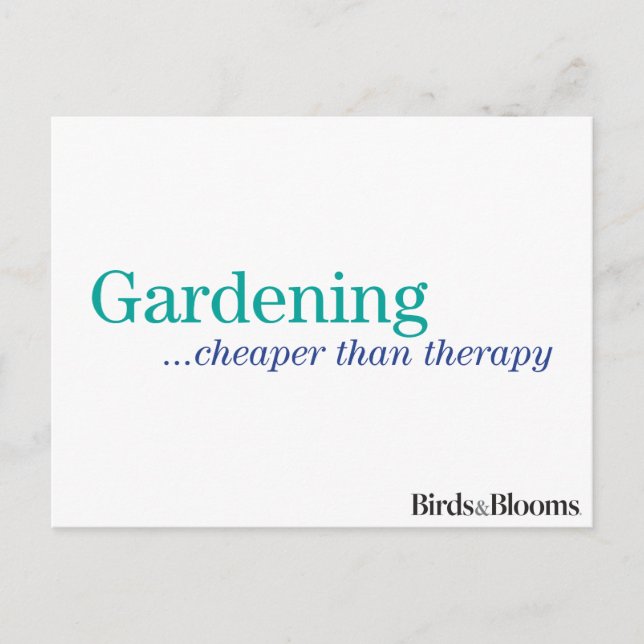 Carte Postale Moins cher que la thérapie (Devant)