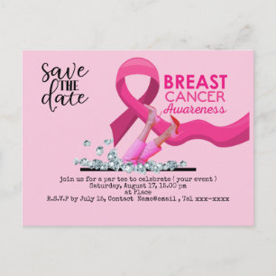 Carte Postale Mois de la sensibilisation au cancer du sein, sauv