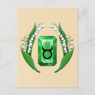 Carte Postale Mois de naissance mai Taurus