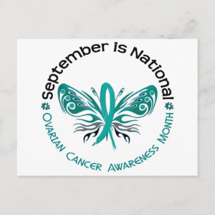 Carte Postale Mois de sensibilisation au cancer de l'ovaire Papi