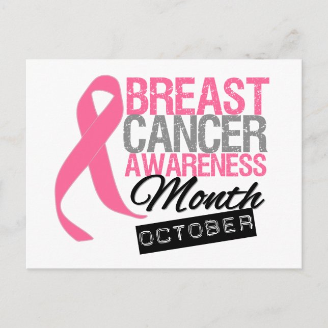 Carte Postale Mois de sensibilisation au cancer du sein Octobre (Devant)