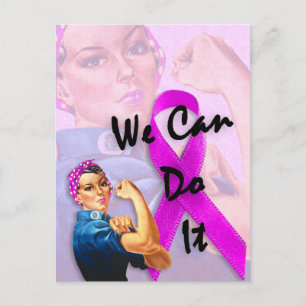 Carte Postale Mois de sensibilisation au cancer du sein, Rosie l