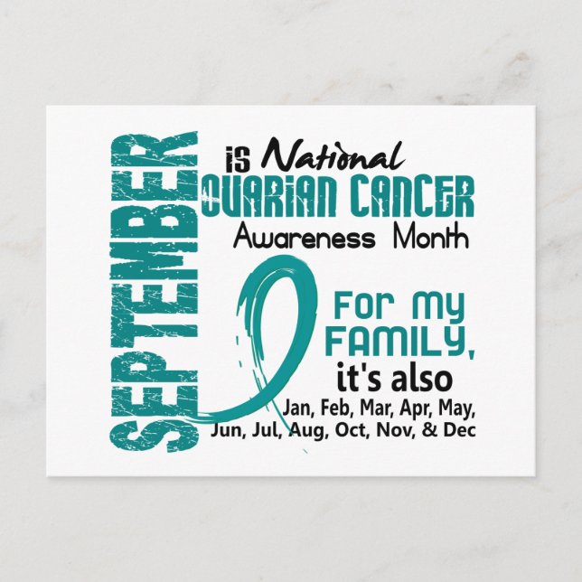 Carte Postale Mois De Sensibilisation Au Cancer Ovarien Pour Ma  (Devant)