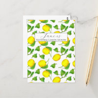 Mois national du citron Juin Fruit aux agrumes