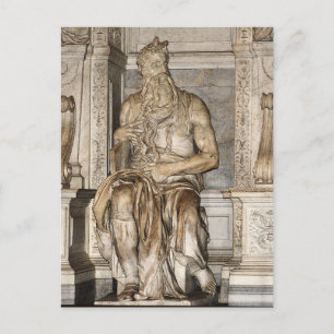 Carte Postale Moïse par Michel-Ange, Roma