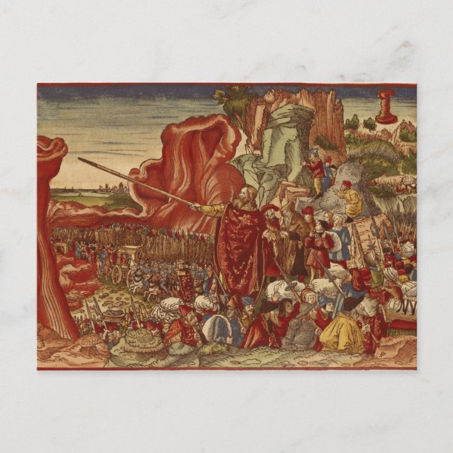 Carte Postale Moïse quittant la mer Rouge (Devant)