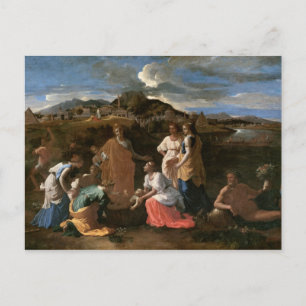 Carte Postale Moïse Secouru de l'Eau, 1647