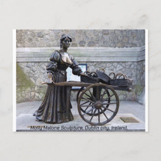 Carte Postale Molly Malone sculpture, Dublin, Irlande