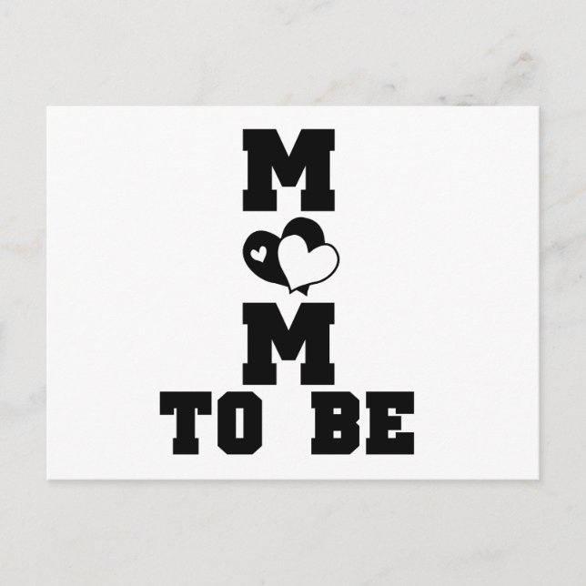 Carte Postale MOM à être - Texte noir (Devant)