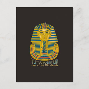 Carte Postale momie de Toutankhamon, l'ancien roi Tut d'Egypte