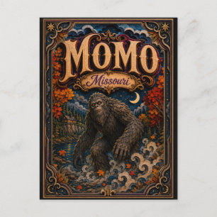 Carte Postale Momo le monstre du Missouri Légendes Missouri Popc