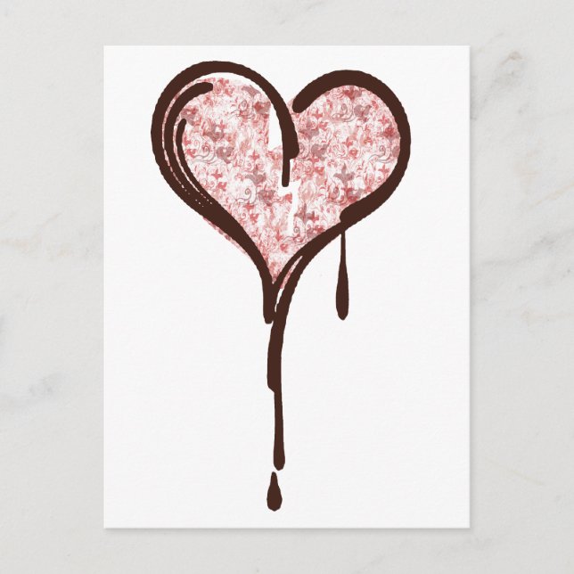 Carte Postale mon coeur (Devant)