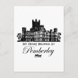 Carte Postale Mon Coeur Est Chez Pemberley