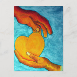 Carte Postale Mon coeur est entre vos mains
