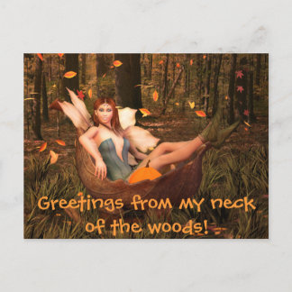 Carte Postale Mon cou des bois